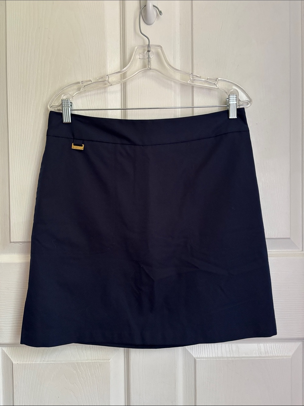 Vineyard Vines Navy A-Line Mini Skirt
